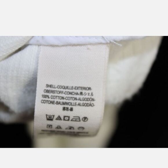 Free People womens jacket Tattered Distressed white denim tennis jacket SMALL - Picture 8 of 8